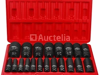1/2" slagdoppen (20 stuks) kraft&dele - afbeelding 3 van  4