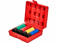 1/2" slagdoppen (4 stuks) kraft&dele - afbeelding 1 van  3