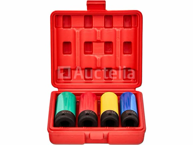 1/2" slagdoppen (4 stuks) kraft&dele - afbeelding 2 van  3