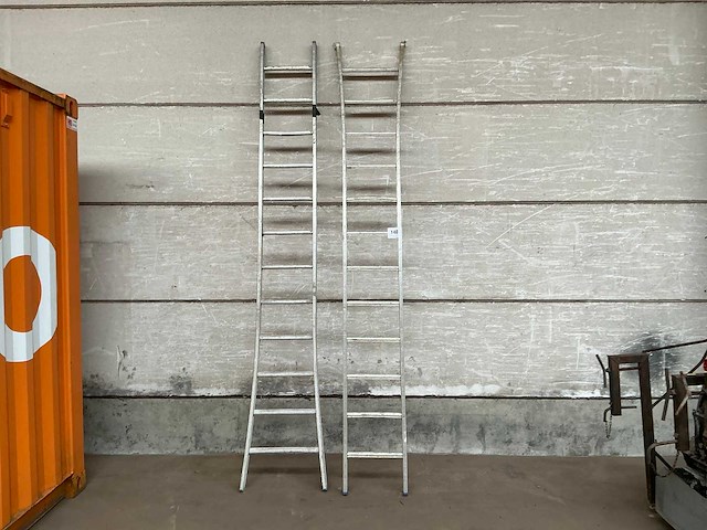 12 sporten ladder (2x) - afbeelding 1 van  2