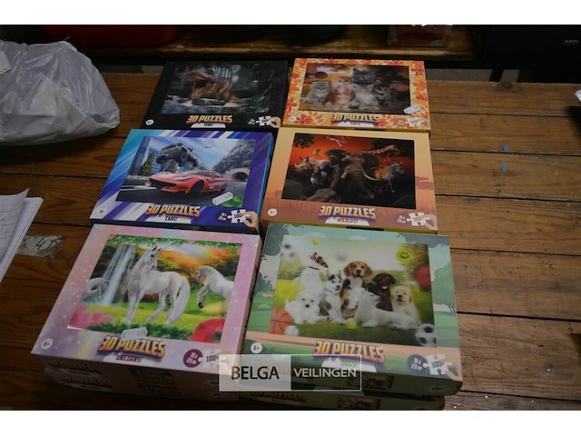 12 st 3d puzzels - afbeelding 1 van  7