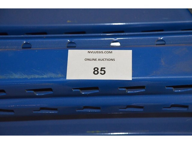 12 staanders blauw afm. 6,50m hoogte en 1,10m breedte jungheinrich - afbeelding 3 van  7