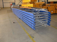 12 staanders blauw afm. 6,50m hoogte en 1,10m breedte jungheinrich - afbeelding 4 van  7