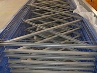 12 staanders blauw afm. 6,50m hoogte en 1,10m breedte jungheinrich - afbeelding 5 van  7