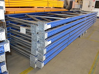 12 staanders blauw afm. 6,50m hoogte en 1,10m breedte jungheinrich - afbeelding 6 van  7