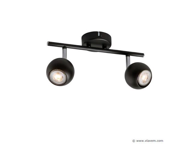 12 stuks abitaz plafondlamp bulma zwart - afbeelding 2 van  2