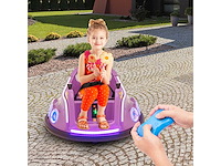 12 v elektrische botsauto met 360° rotatieafstandsbediening - afbeelding 1 van  4