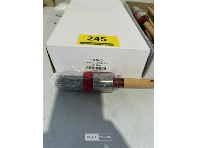 12 verfborstel anza titanium r18 - afbeelding 3 van  3