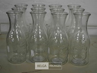 12 wijn/ waterkaraffen h= 20cm - afbeelding 1 van  1