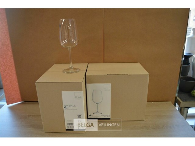 12 wijnglazen - afbeelding 1 van  4