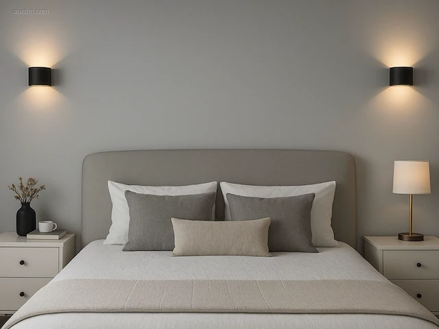 (12 x) 12 x 7w led zwart wandlamp rond duo licht... - afbeelding 10 van  11