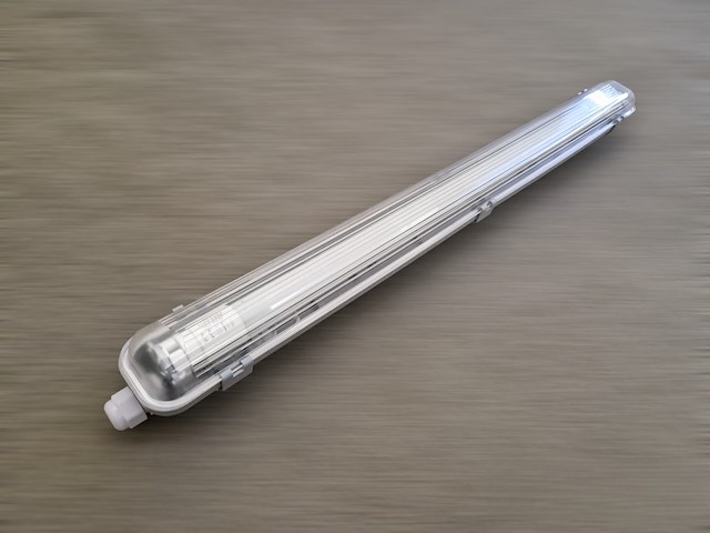 12 x 60cm enkele led tl t8 armaturen waterdicht - afbeelding 3 van  9
