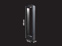 12 x 7w led zand zwart tuinlamp 60cm warm wit - afbeelding 7 van  8