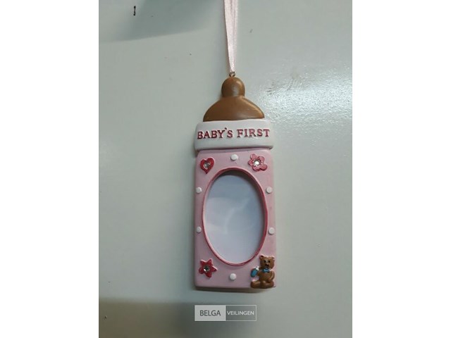 12 x baby's first christmas fotokader 11 cm - afbeelding 3 van  3