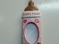 12 x baby's first christmas fotokader 11 cm - afbeelding 3 van  3