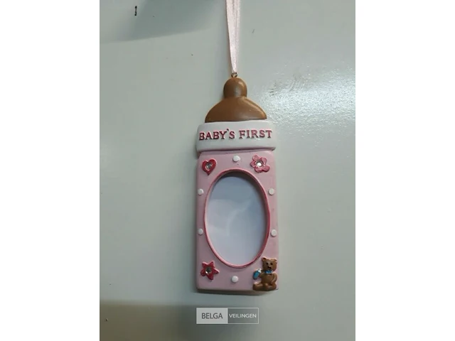 12 x baby's first christmas fotokader 11 cm - afbeelding 3 van  3