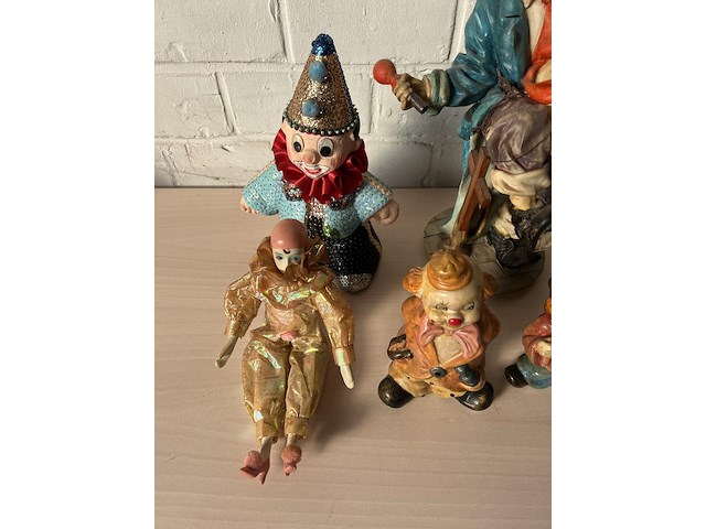 12 x beeldje clown - afbeelding 2 van  6