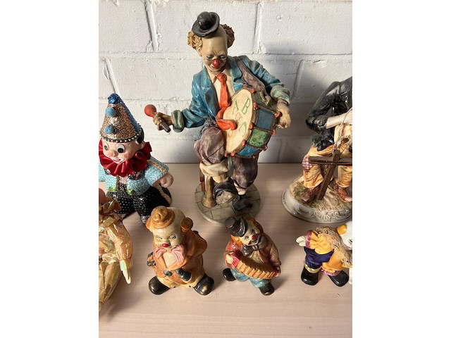 12 x beeldje clown - afbeelding 3 van  6
