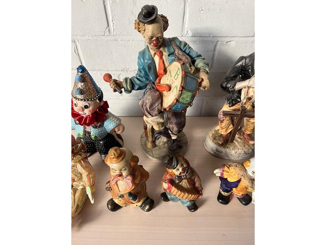 12 x beeldje clown - afbeelding 4 van  6