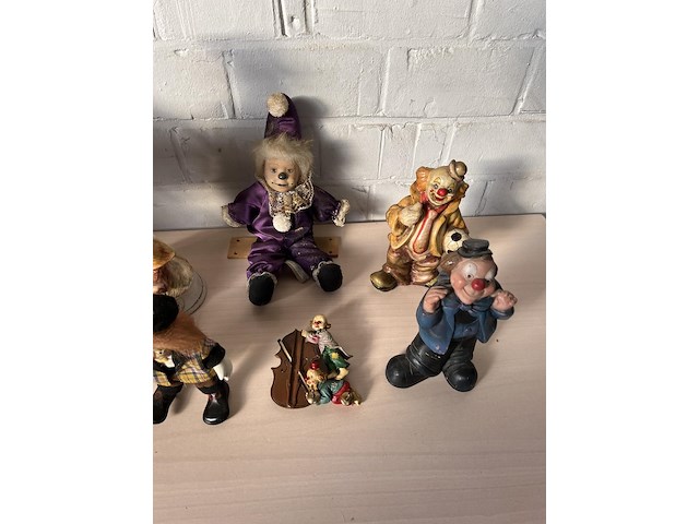 12 x beeldje clown - afbeelding 6 van  6