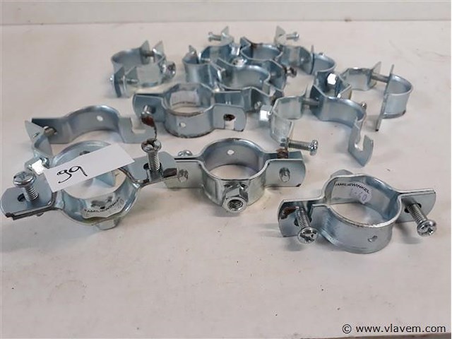 12 x beugel metaal 32 mm - afbeelding 2 van  2
