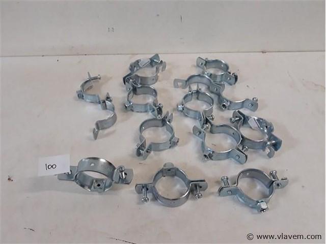 12 x beugel metaal 40 mm - afbeelding 1 van  2