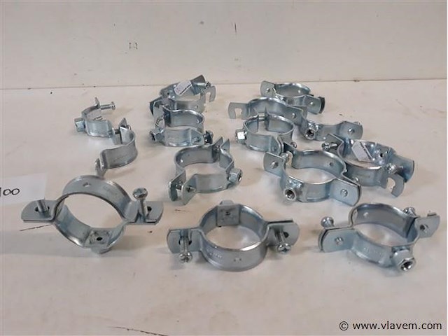 12 x beugel metaal 40 mm - afbeelding 2 van  2