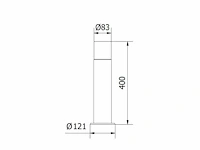12 x cortona 40 buiten lamp zwart - afbeelding 5 van  8