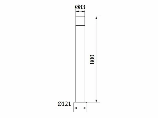 12 x cortona 80 buiten lamp zwart - afbeelding 3 van  8