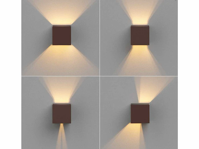 12 x cube motion wand armaturen oud bruin - afbeelding 7 van  10