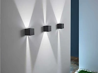 12 x cube motion wand armaturen zwart - afbeelding 1 van  9