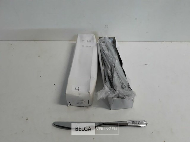 12 x dessertmes 19 cm 18/10 - afbeelding 1 van  3
