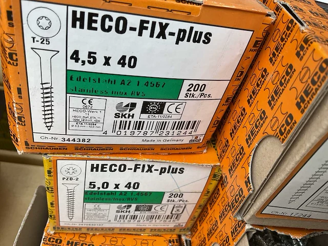 12 x dozen houtschroeven; deels inox - afbeelding 2 van  8