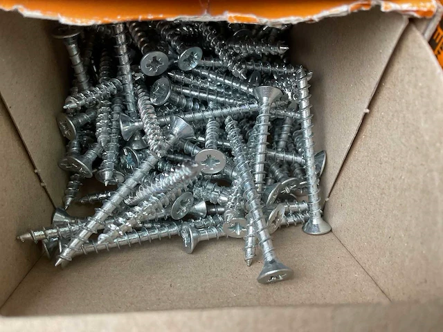 12 x dozen houtschroeven; deels inox - afbeelding 4 van  8