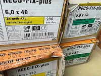 12 x dozen houtschroeven; deels inox - afbeelding 6 van  8