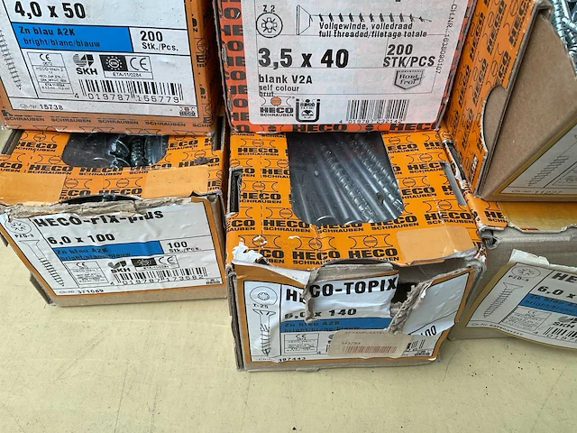 12 x dozen schroeven; deels inox - afbeelding 3 van  9