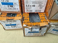 12 x dozen schroeven; deels inox - afbeelding 3 van  9