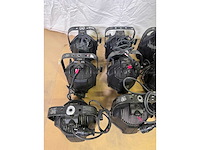 12 x etc s4 par 750w w/mfl lens w/barndoor - afbeelding 6 van  12