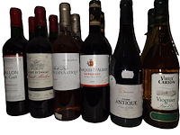 12 x fles wijn mix rood en wit