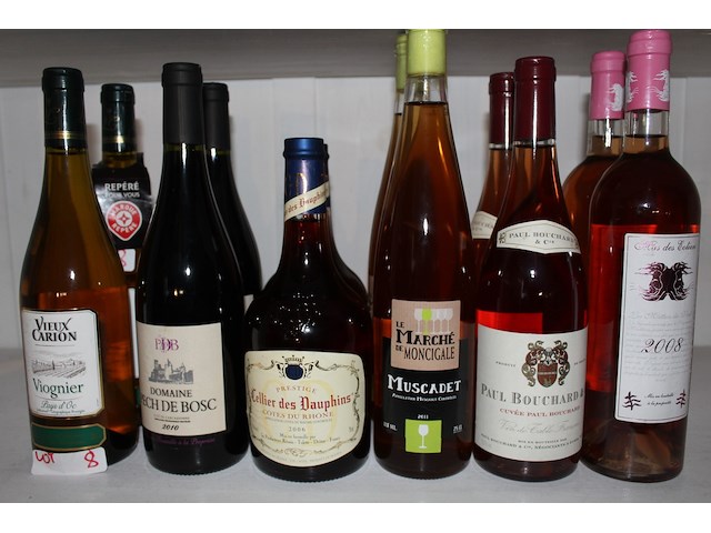 12 x fles wijn mix rood, rosé en wit assortie - afbeelding 1 van  1