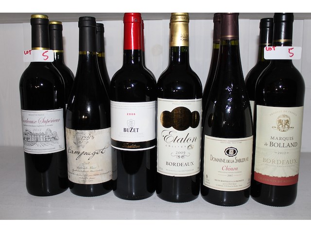 12 x fles wijn rood - afbeelding 1 van  1