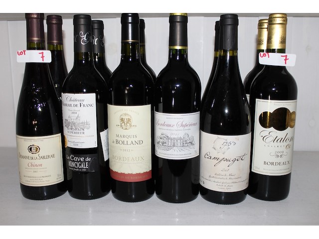 12 x fles wijn rood - afbeelding 1 van  1