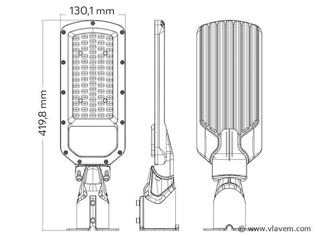 12 x g-tec dak pro 50 straatlantaarn led lampen - afbeelding 8 van  11