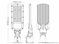 12 x g-tec dak pro 50 straatlantaarn led lampen - afbeelding 8 van  11