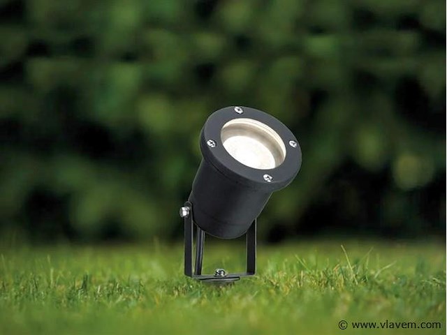12 x gt focus tuin grond spots zwart - afbeelding 1 van  8