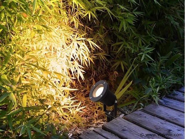 12 x gt focus tuin grond spots zwart - afbeelding 2 van  8