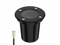 12 x gt opal grond inbouw spot rond zwart