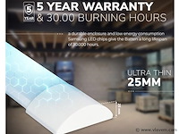 12 x gt slim led batten 18 watt - afbeelding 5 van  9