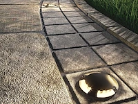12 x gt split grond inbouw spot rond zwart