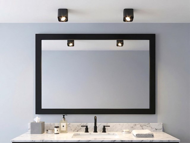 12 x gu10 design opbouwspot armatuur 10cm zwart kantelbaar - afbeelding 6 van  9